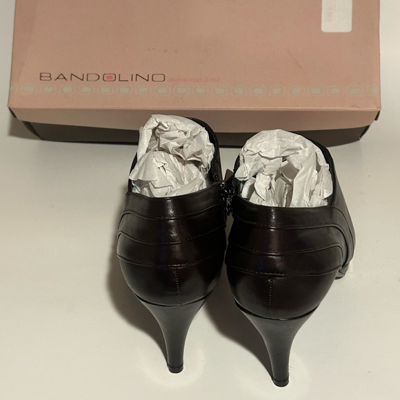 Bandolino Dark Brown leather ankle boot - Picture 4 of 5